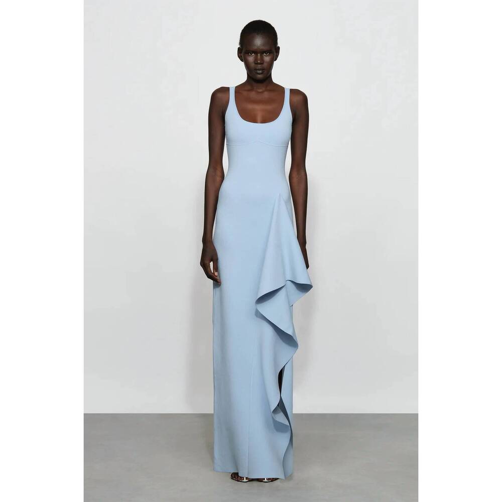 NEW ET OCHS drew knit gown in blue clay